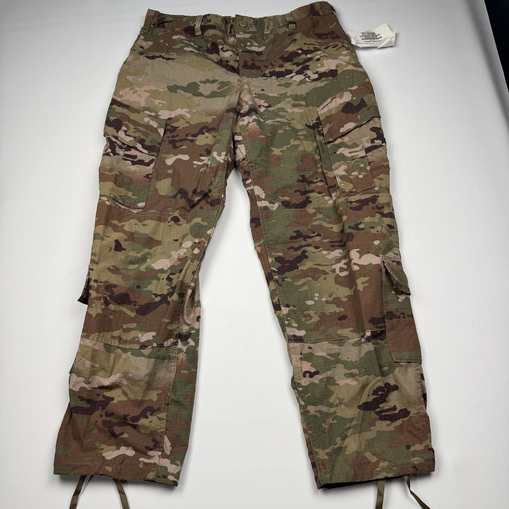 Army Cargo Pants Mens L (38x30) Camo Flame Resistant OCP Bethel Industries